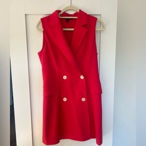 Black Halo Vibrant Pink Blazer Dress
